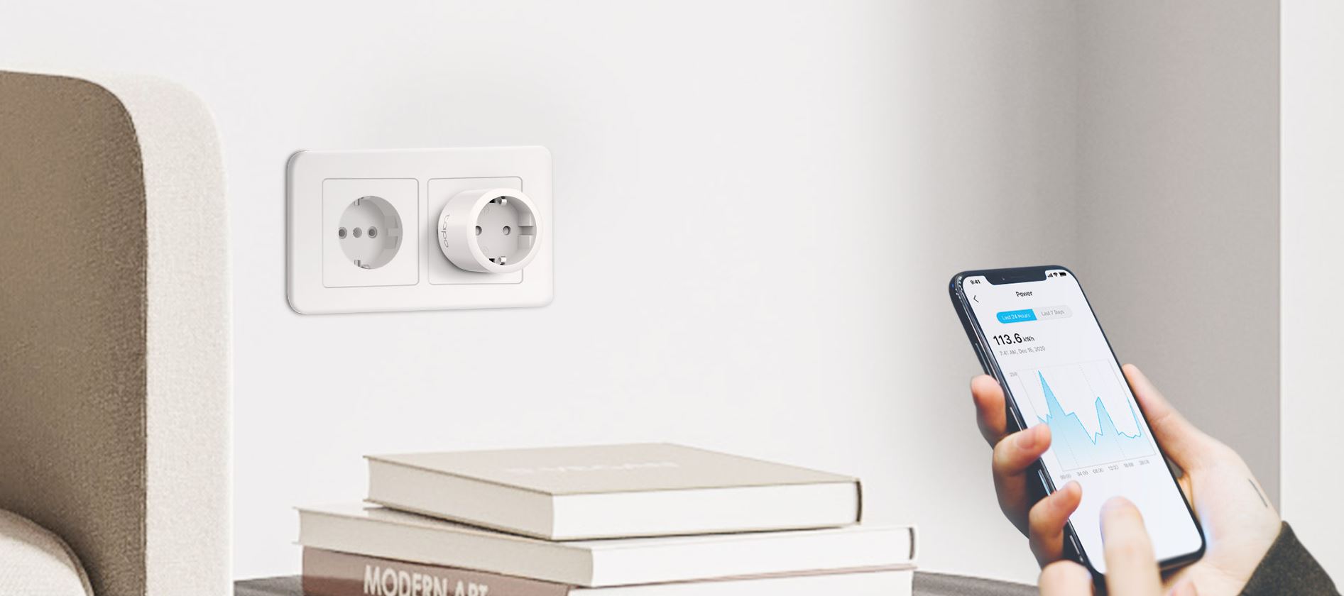 Chytrá WiFi mini zásuvka TPLINK apo P115 1pack EU