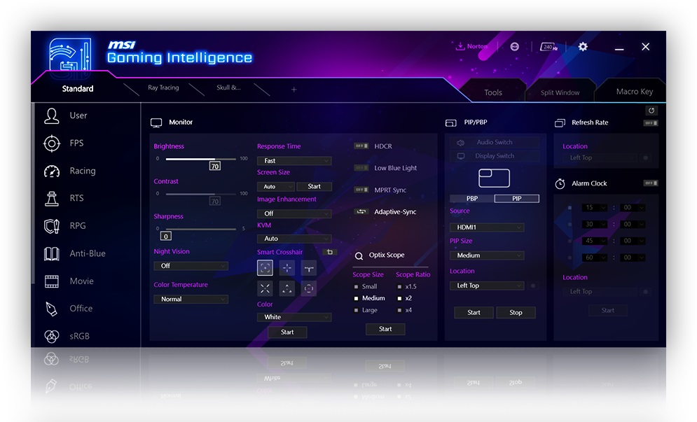 32 LED monitor MSI MAG 322UPF