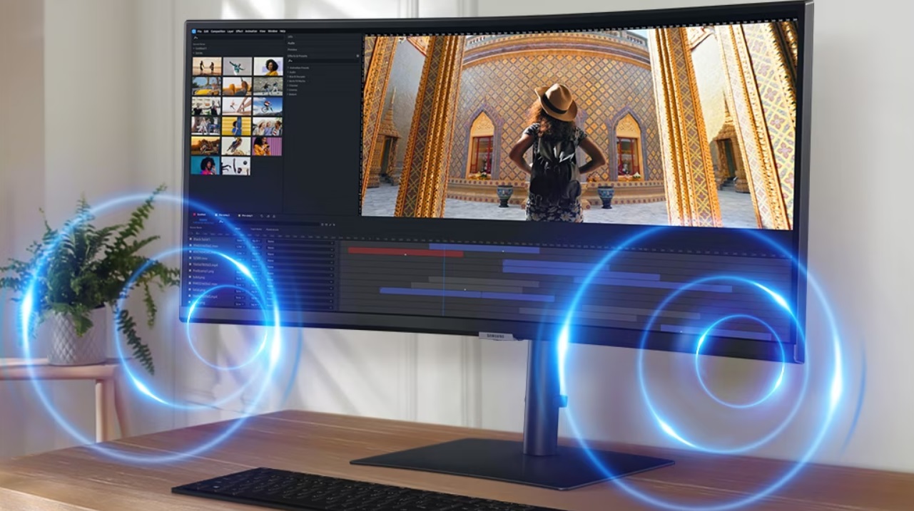 Prohnutý LED monitor SAMSUNG ViewFinity S6 S34C652UAU