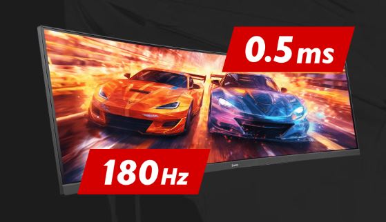 266 prohnutý LED monitor iiYAMA GMaster GC2480HSUB1