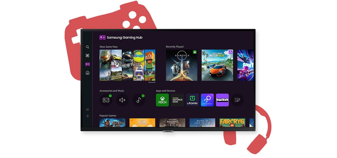 32 LED monitor SAMSUNG Smart Monitor M7 S32DM702UU