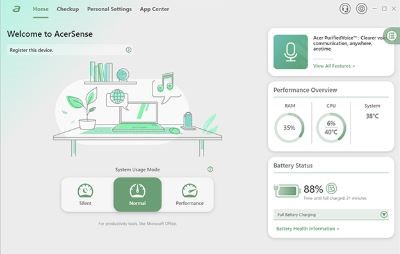 Notebook ACER Aspire 16 A1671M58EF