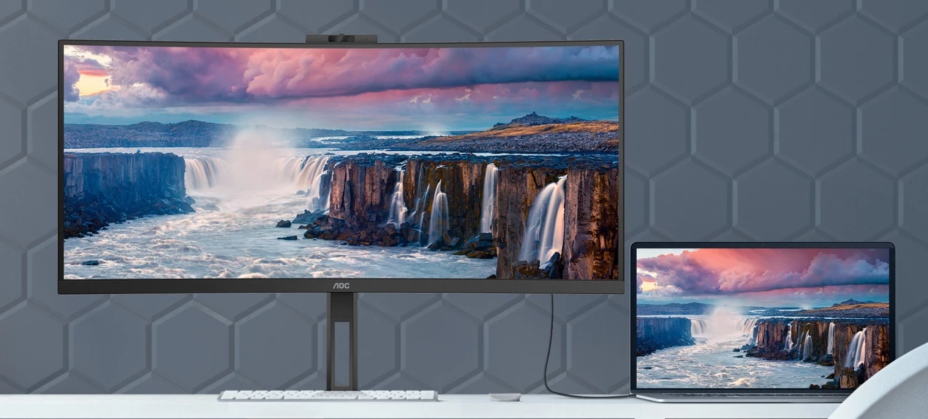 Prohnutý LED monitor AOC CU34V5CW 34