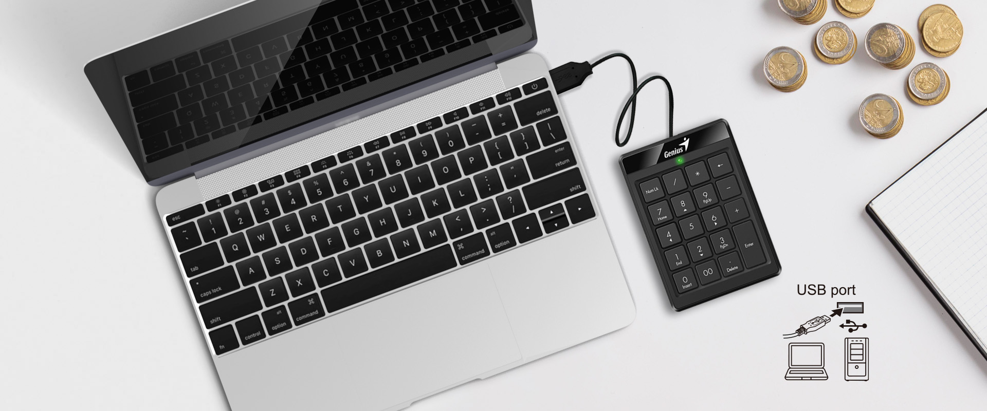 Numerická klávesnice GENIUS NumPad 110