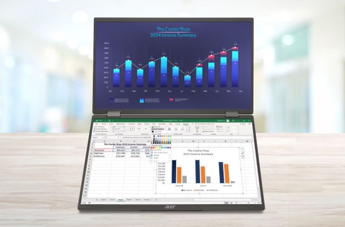 15 LCD přenosný monitor ACER PD163Qbmiuux 156