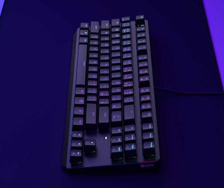 Herní drátová klávesnice ENDORFY Thock TKL Red