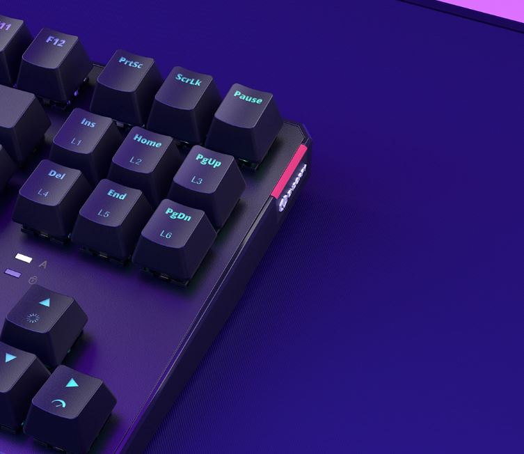 Herní drátová klávesnice ENDORFY Thock TKL Red