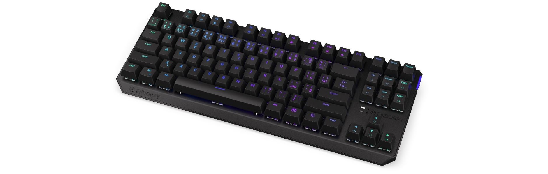 Bezdrátovádrátová klávesnice ENDORFY Thock TKL Red