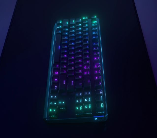 Bezdrátovádrátová klávesnice ENDORFY Thock TKL Red