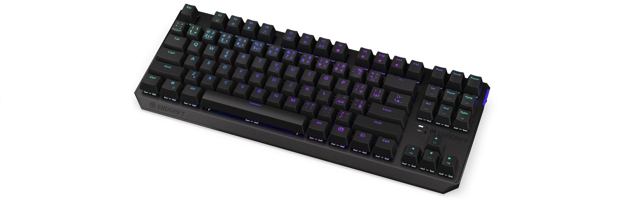 Bezdrátovádrátová klávesnice ENDORFY Thock TKL Brown