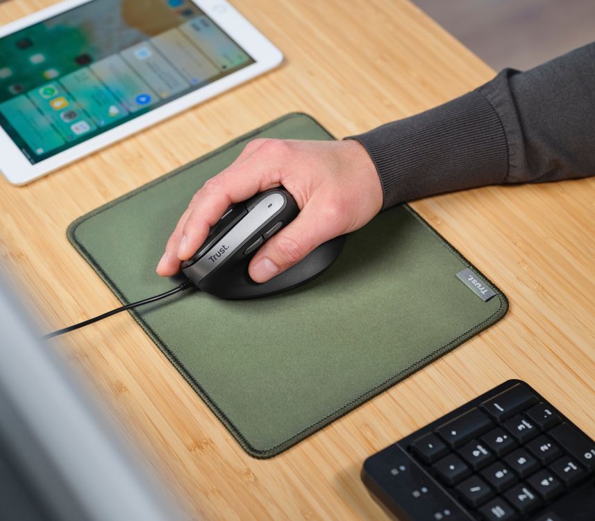 Vertikální myš TRUST Bayo II bílá white