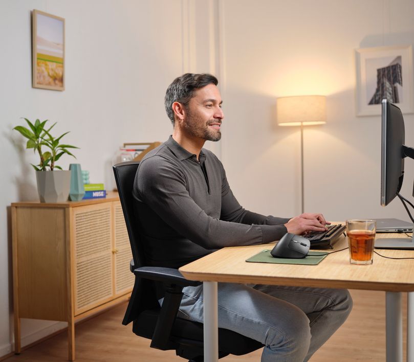 Vertikální myš TRUST Bayo II černá black