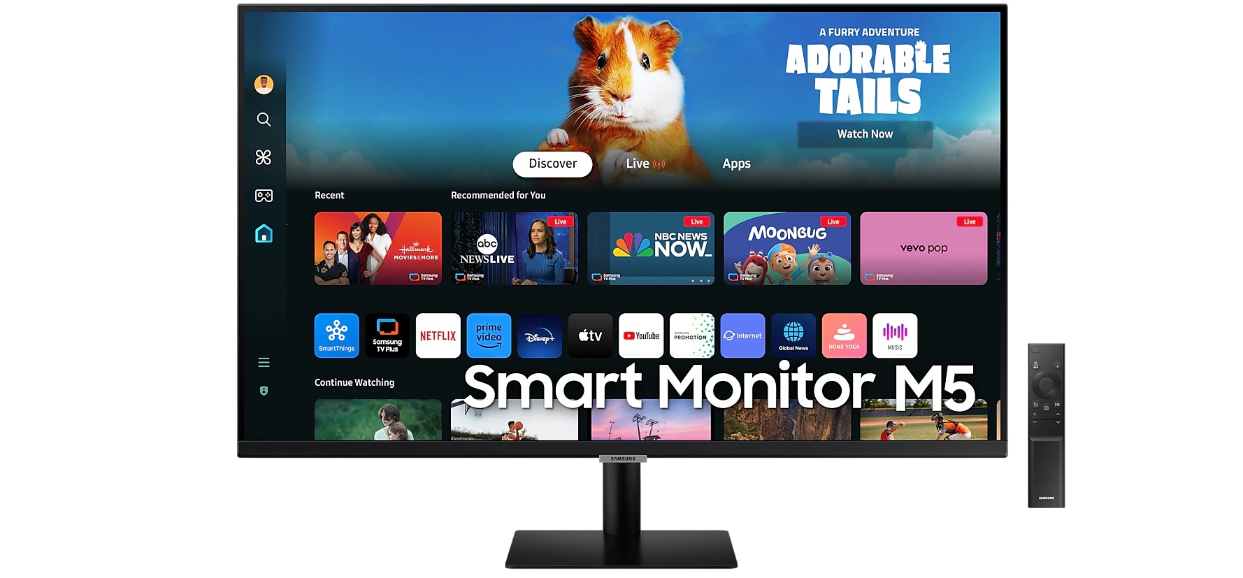27 LED monitor SAMSUNG Smart Monitor M5M50D