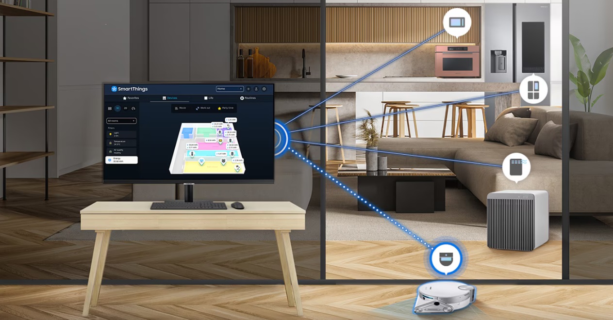 27 LED monitor SAMSUNG Smart Monitor M5M50D