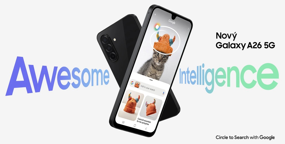 Mobilní telefon SAMSUNG Galaxy A26 5G 6GB128GB Green