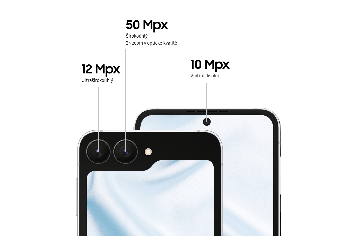 Mobilní telefon SAMSUNG Galaxy Z Flip 7 FE 8GB128GB White