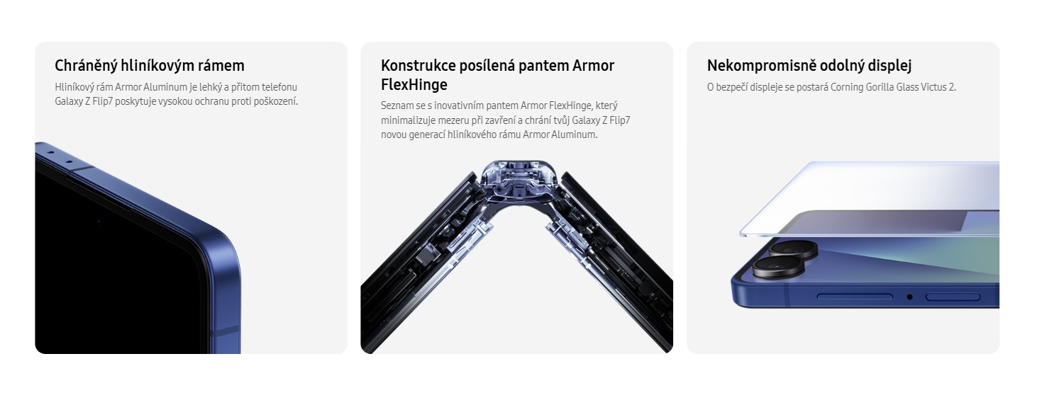 Mobilní telefon SAMSUNG Galaxy Z Flip 7 12GB512GB Red