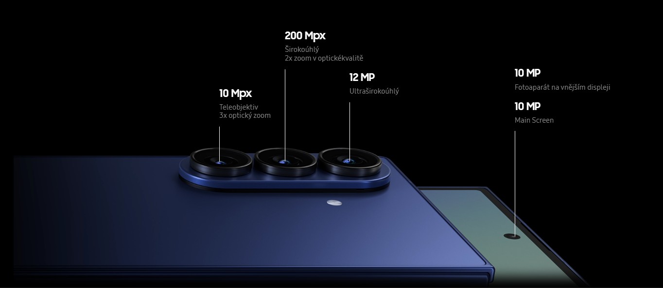 Mobilní telefon SAMSUNG Galaxy Z Fold 7 12GB256GB Blue