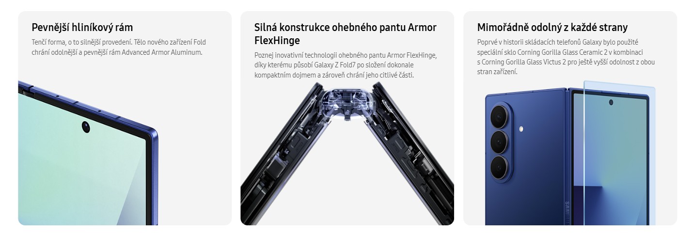 Mobilní telefon SAMSUNG Galaxy Z Fold 7 12GB512GB Silver