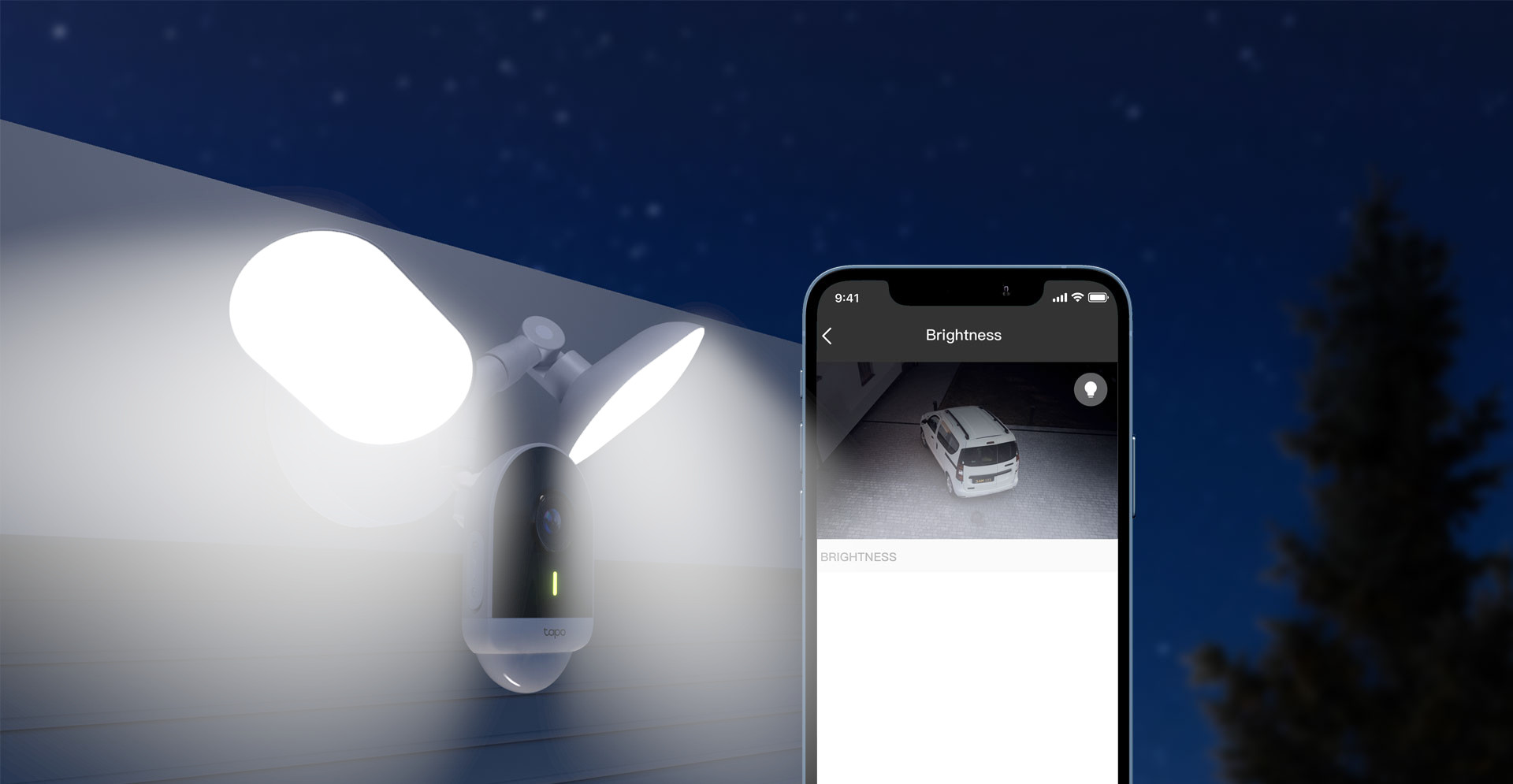 Venkovní smart kamera s reflektory TPLINK Tapo C720