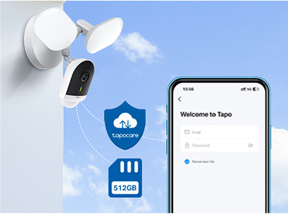 Venkovní smart kamera s reflektory TPLINK Tapo C720
