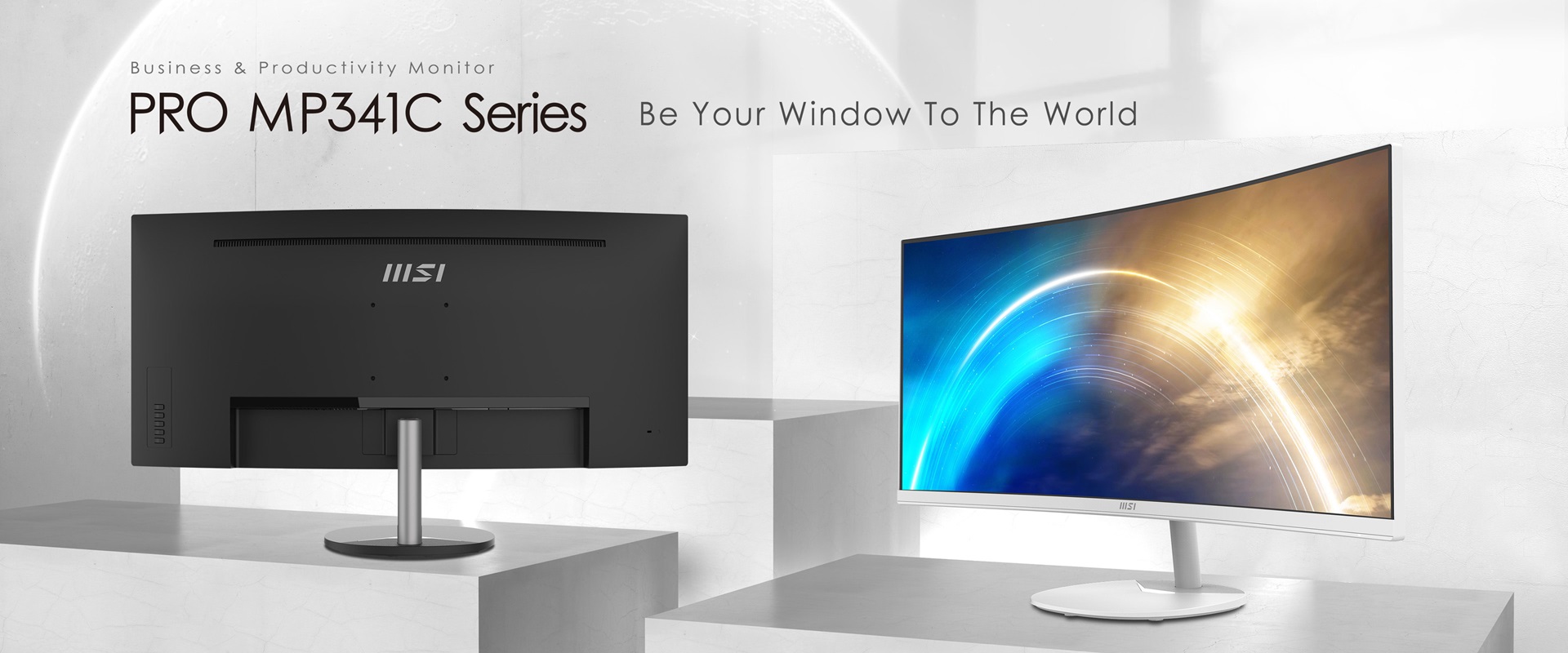 34 LED monitor MSI Pro MP341CQ black