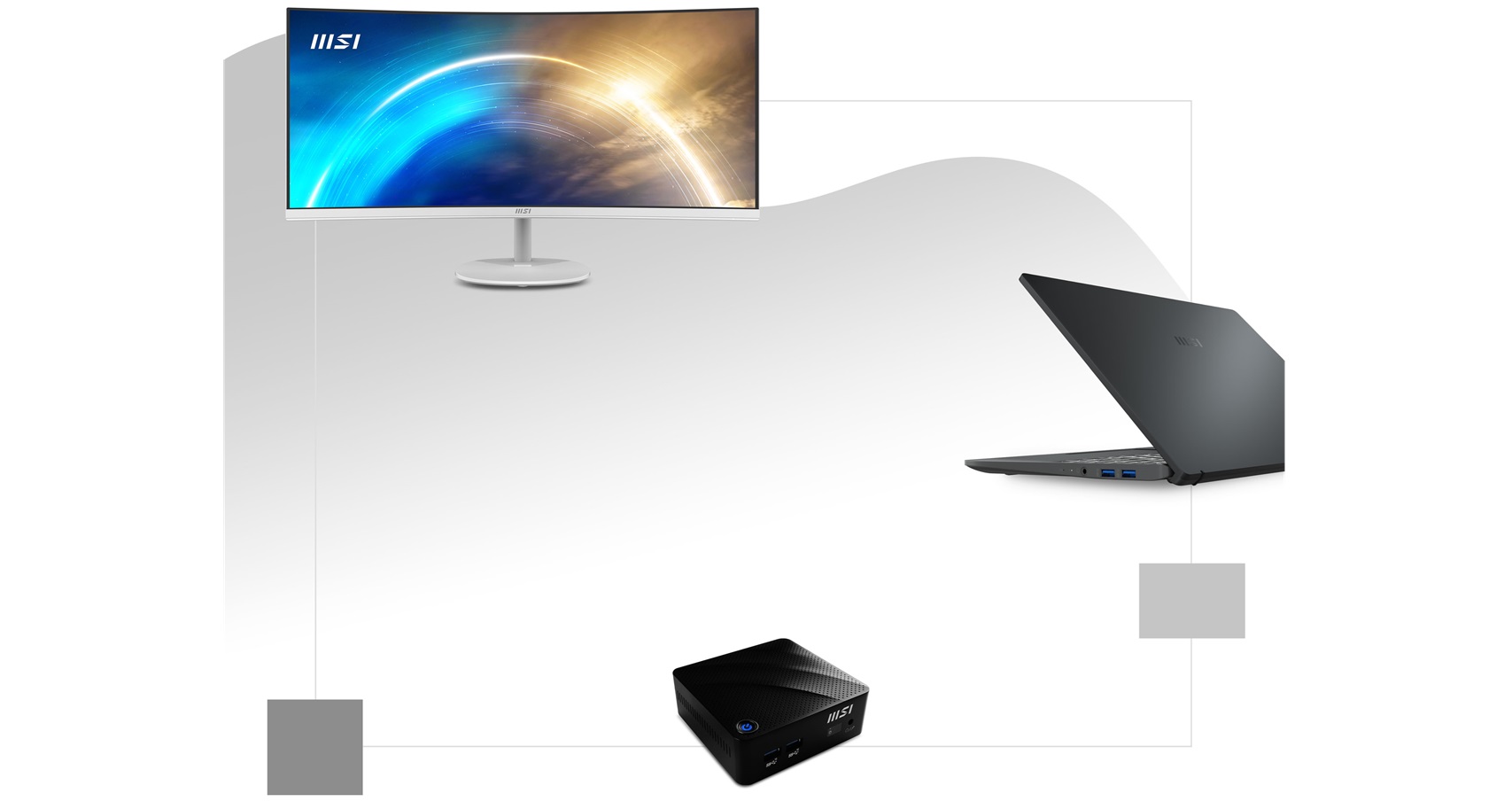 34 LED monitor MSI Pro MP341CQ black