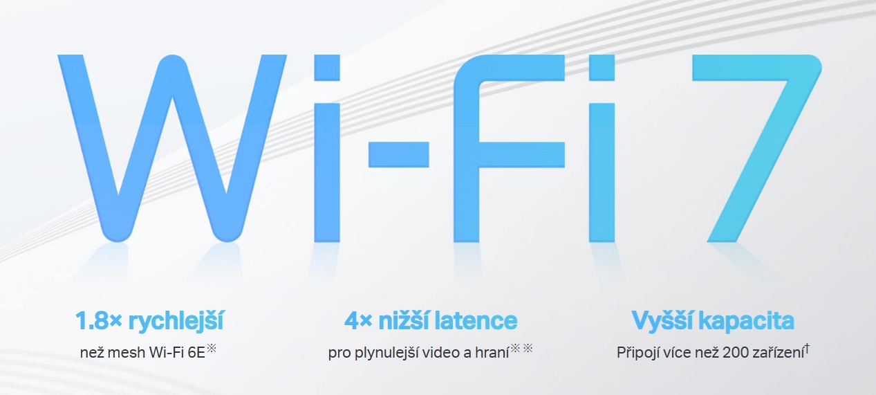 Domácí mesh síť TPLINK Wifi7 Deco BE655G