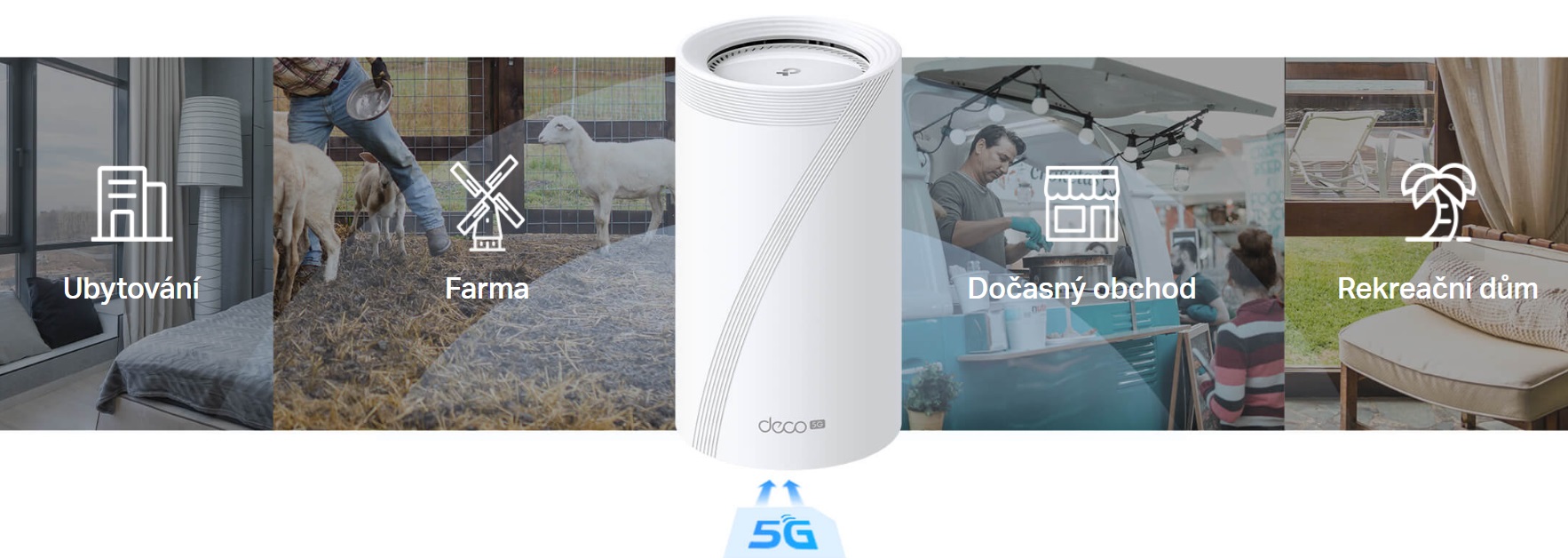 Domácí mesh síť TPLINK Wifi7 Deco BE655G