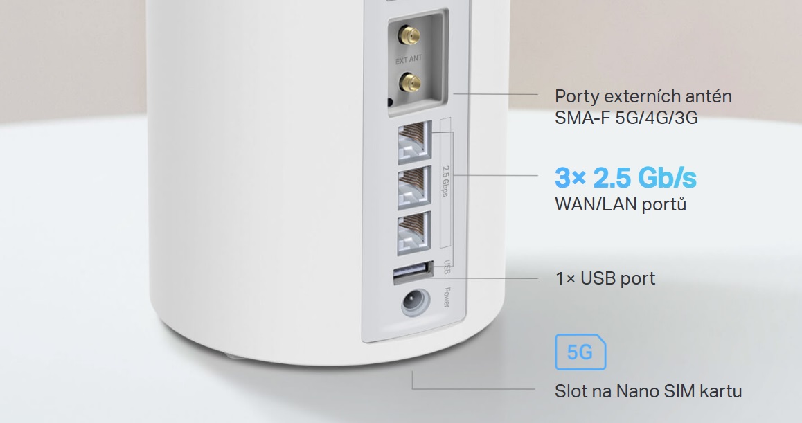 Domácí mesh síť TPLINK Wifi7 Deco BE655G