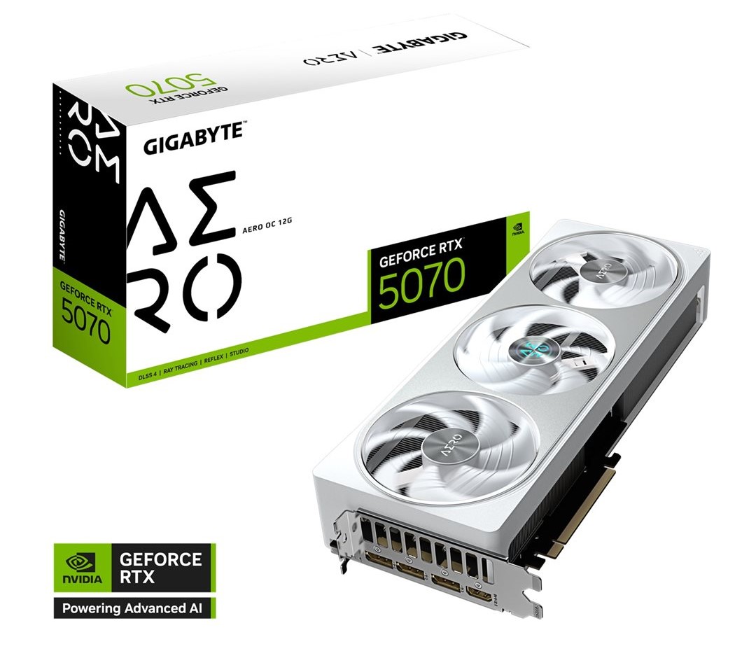 Grafická karta GIGABYTE GeForce RTX 5070 AERO