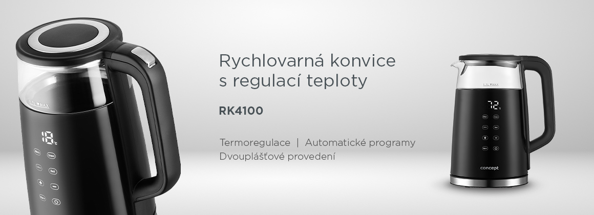 Rychlovarná konvice s regulací teploty CONCEPT RK4100