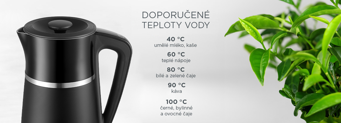 Rychlovarná konvice s regulací teploty CONCEPT RK3100