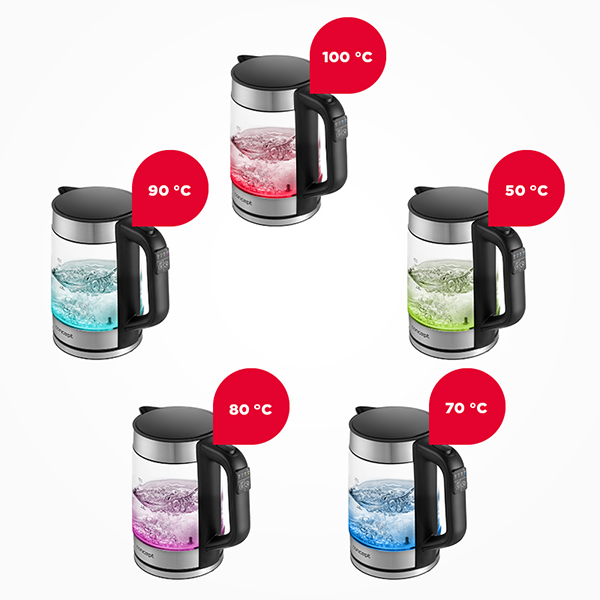 Rychlovarná konvice s regulací teploty CONCEPT RK4067