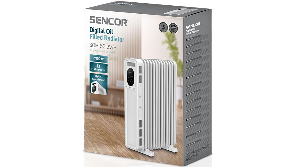 Olejový radiátor SENCOR SOH 6213WH