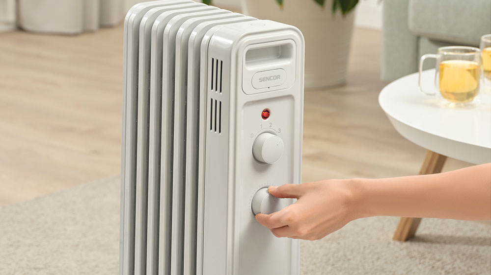 SOH 3407WH olejový radiátor SENCOR