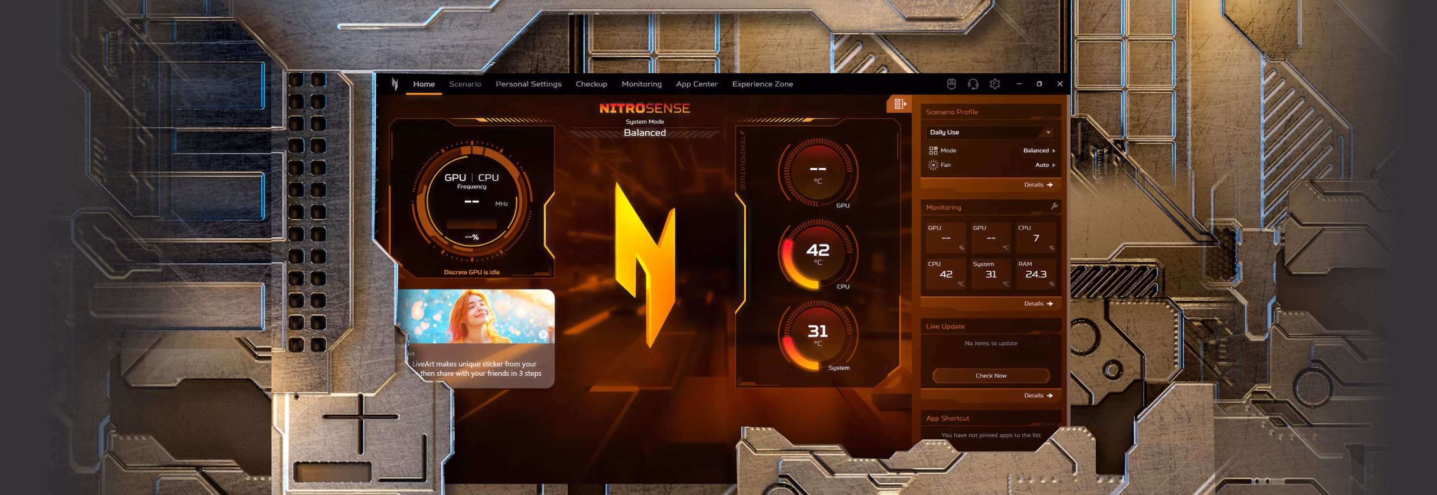 Herní notebook ACER Nitro V 16 AI ANV1642R01F