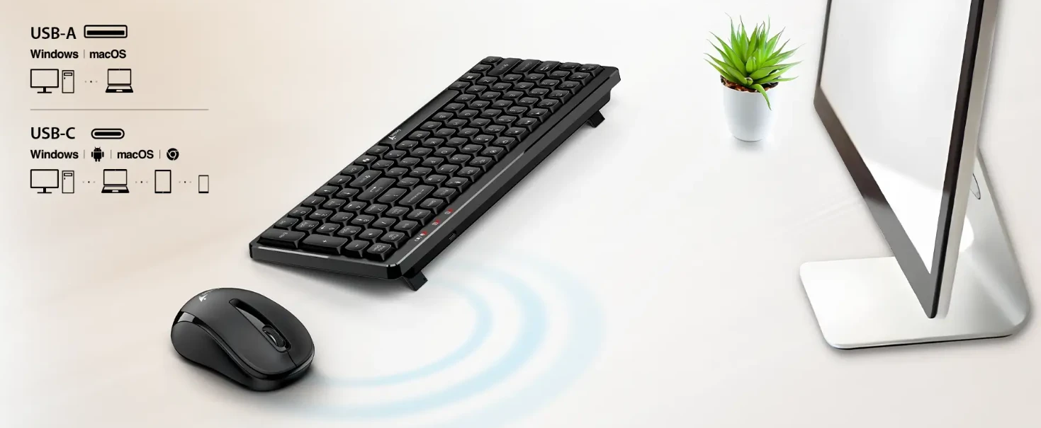 Sada bezdrátové klávesnice a myši GENIUS LuxeMate Q8100