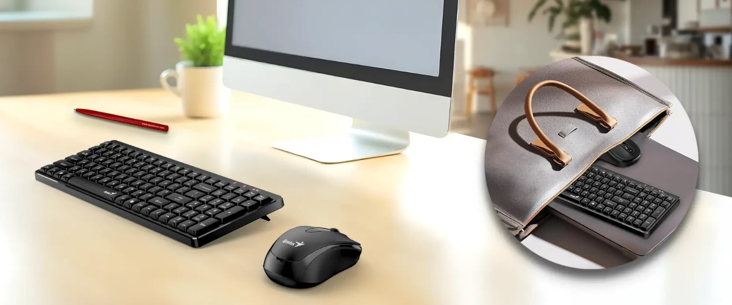 Sada bezdrátové klávesnice a myši GENIUS LuxeMate Q8100