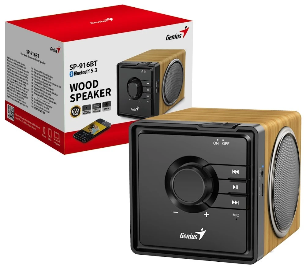 Bezdrátový bluetooth reproduktor GENIUS SP916BT