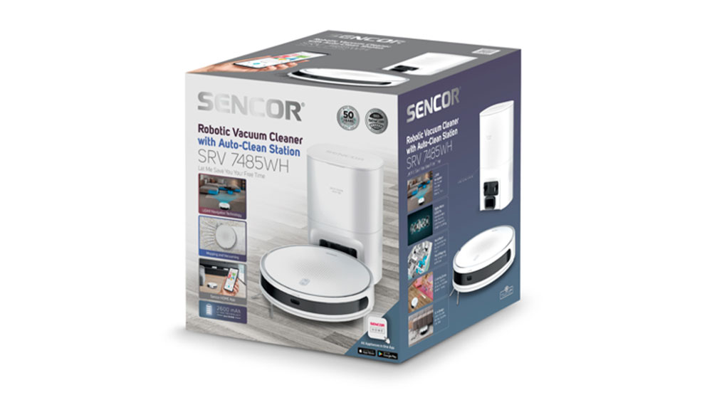 Robotický vysavač SENCOR SRV 7485WH