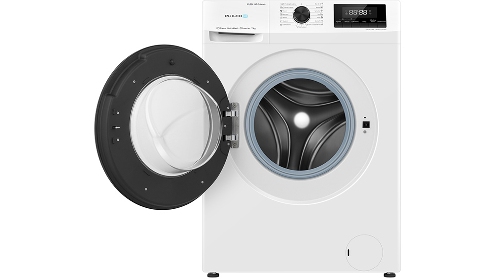 Předem plněná slim pračka PHILCO PLDSI 147 C steam