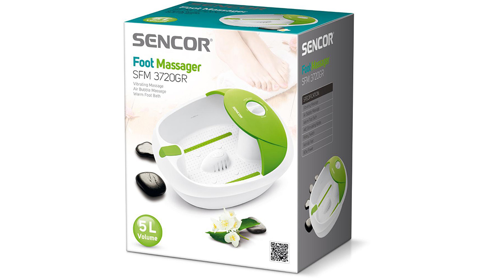 Masážní vana SENCOR SFM 3720GR bílázelená whitegreen
