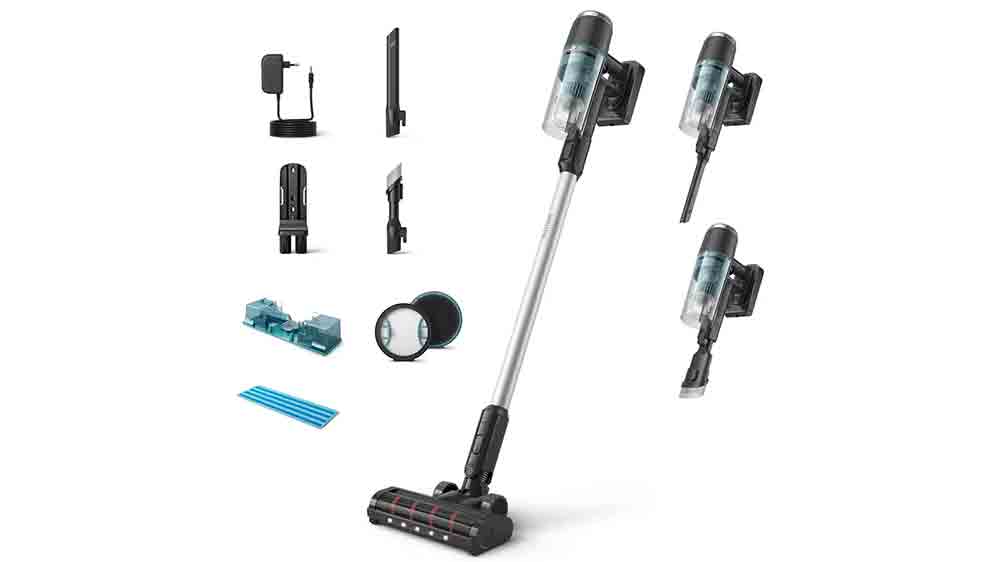 Bezdrátový tyčový vysavač PHILIPS Series 3000 Aqua Plus 3in1 XC 313301