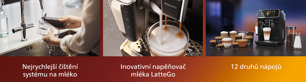 Automatické espresso PHILIPS Series 5400 LatteGo EP544150