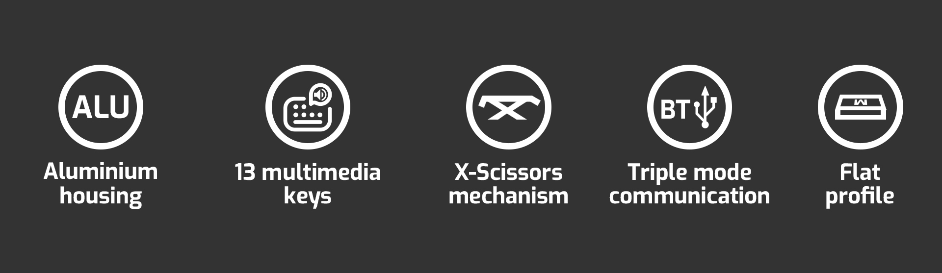 Bezdrátová Bluetooth NATEC Dolphin NKL1977