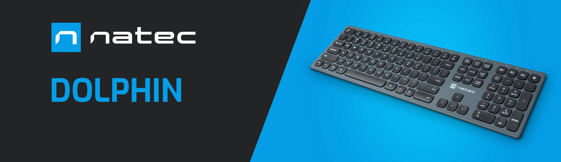 Bezdrátová Bluetooth NATEC Dolphin NKL1977