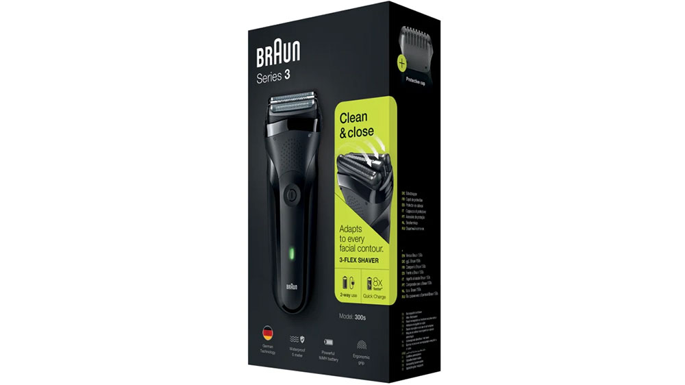 Holící strojek BRAUN Series 3 300s černý black
