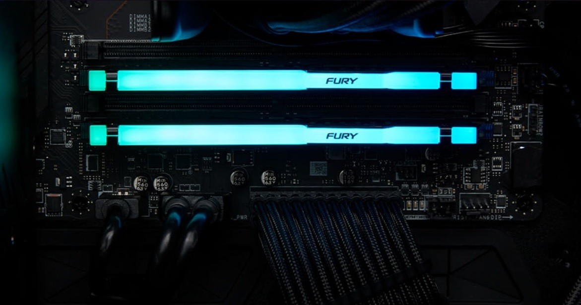 Paměťový modul KINGSTON FURY Beast Black RGB 64GB DDR5 2X32GB 5600MHz CL40