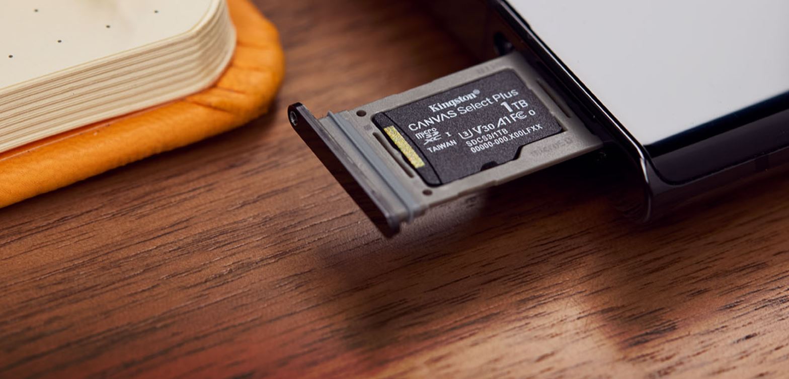 Paměťová karta KINGSTON microSDXC 1TB Canvas Select Plus